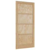 vidaXL Vidaus durys 93 x 202 cm fanera Natūrali