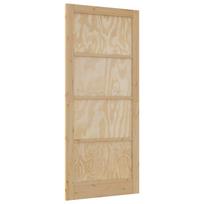 vidaXL Vidaus durys 93 x 211 cm fanera Natūrali