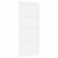 vidaXL Vidaus durys 93 x 211 cm fanera Balta