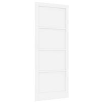vidaXL Vidaus durys 93 x 232 cm fanera Balta