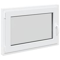 vidaXL Bendras lango vidinis atspalvis baltas RISOR 90 x 70 cm