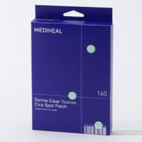 Mediheal Derma Clear Tea Tree Cica Spot Patch – Acne Care & Protection (4 Sheets / 160 Patches) blue