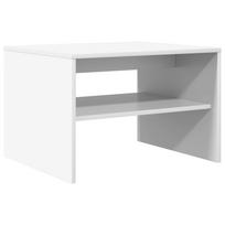 vidaXL Kavos staliukas Balta 60 x 50 x 40 cm Apdirbta mediena