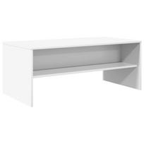 vidaXL Kavos staliukas Balta 100 x 50 x 40 cm Apdirbta mediena