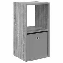 vidaXL Naktinis staliukas Pilka Sonoma 35 x 32 x 68,5 cm