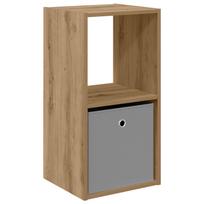 vidaXL Naktinis staliukas Amatininkų ąžuolas 35 x 32 x 68,5 cm