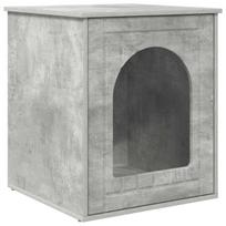 vidaXL Katės namelis Betoninė 53 x 52 x 62 cm Apdirbta mediena