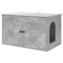 vidaXL Katės namelis Betoninė 85 x 55 x 50,5 cm Apdirbta mediena