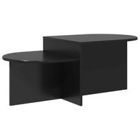 vidaXL Kavos staliukas Juoda 100 x 50 x 40 cm Apdirbta mediena
