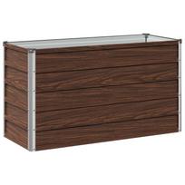 vidaXL Pakelta sodo lova Juodasis riešutmedis 100 x 40 x 55 cm
