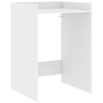 vidaXL Skalbimo mašinos spintelė su saugykla Balta 67,5 x 62 x 97 cm