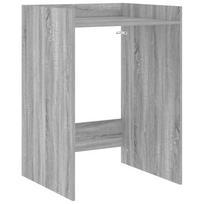 vidaXL Skalbimo mašinos spintelė Pilka Sonoma 67,5 x 62 x 97 cm