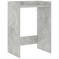 vidaXL Skalbimo mašinos spintelė Betono pilka 67,5 x 48 x 97 cm