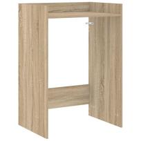 vidaXL Skalbimo mašinos spintelė su saugykla Sonoma 67,5 x 48 x 97 cm