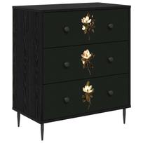 vidaXL Ištraukalas spinta BREMEN Magnolijų raštas 66 x 36,5 x 76 cm
