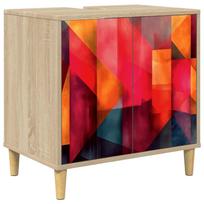 vidaXL Vonios spintelė HEESCH Sonoma ąžuolo 60 x 40 x 60 cm