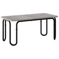 vidaXL Kavos staliukas Betono pilka 100 x 50 x 45 cm Apdirbta mediena