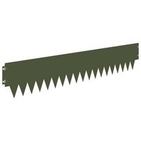 vidaXL Vejo kraštas 30 vnt. 103 x 20 cm Steel Alyvuogių žalia