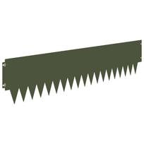 vidaXL Vejo kraštas 30 vnt. 103 x 25 cm Steel Alyvuogių žalia
