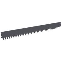 vidaXL Vejo kraštas 10 vnt. 103 x 10 cm Steel Antracito