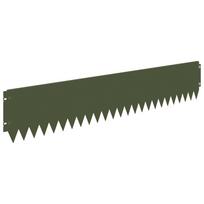 vidaXL Vejo kraštas 30 vnt. 103 x 20 cm Steel Alyvuogių žalia