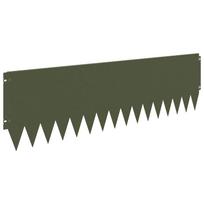 vidaXL Vejo kraštas 20 vnt. 103 x 30 cm Steel Alyvuogių žalia