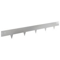 vidaXL Vejo kraštas 50 vnt. 100 x 12 cm Stainless Steel Sidabrinė