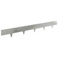 vidaXL Vejo kraštas 30 vnt. 100 x 12 cm Galvanizuotas plienas