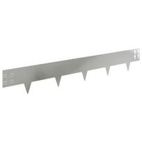vidaXL Vejo kraštas 10 vnt. 100 x 15 cm Galvanizuotas plienas
