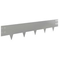 vidaXL Vejo kraštas 50 vnt. 100 x 20 cm Galvanizuotas plienas
