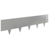 vidaXL Vejo kraštas 30 vnt. 100 x 25 cm Galvanizuotas plienas