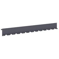 vidaXL Vejo kraštas 10 vnt. 102 x 10 x 4 cm Plienas Antracito