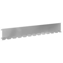 vidaXL Vejo kraštas 20 vnt. 102 x 15 x 4 cm Galvanizuotas plienas