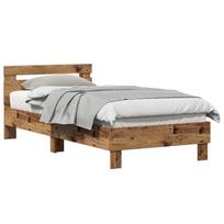 vidaXL Lovos rėmas Sendintos medienos 80 x 200 cm Apdirbta mediena