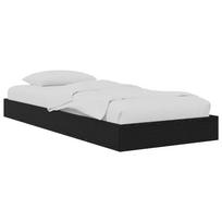 vidaXL Grindų lovos rėmas Juodojo ąžuolo 80 x 200 cm Apdirbta mediena