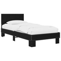 vidaXL Lovos Rėmas su Galvūgaliu Juodojo ąžuolo 80 x 200 cm