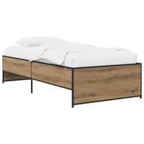 vidaXL Lovos rėmas Artisano ąžuolo 80 x 200 cm Apdirbta mediena
