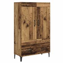 vidaXL Aukštas spintelė Sendintos medienos 70 x 31 x 115 cm