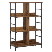 vidaXL Knygų lentyna 4 aukštų 78,5 x 33 x 117,5 cm metalinis PB