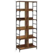 vidaXL Knygų lentyna 4 aukštų 78,5 x 33 x 188,5 cm metalinis PB