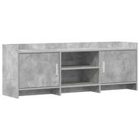 vidaXL Televizoriaus spintelė 130 x 33 x 47 cm Betono pilka