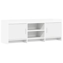 vidaXL Televizoriaus spintelė 130 x 33 x 47 cm Balta Apdirbta mediena