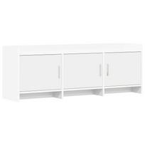 vidaXL Televizoriaus spintelė 130 x 33 x 47 cm Balta Apdirbta mediena