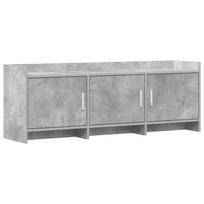 vidaXL Televizoriaus spintelė 130 x 33 x 47 cm Betono pilka