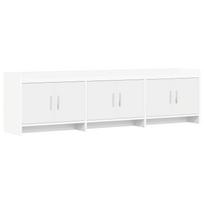 vidaXL Televizoriaus spintelė 168 x 33 x 47 cm Balta Apdirbta mediena