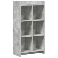 vidaXL Knygų lentyna Betono pilka 59 x 30 x 111 cm Apdirbta mediena