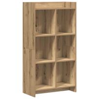 vidaXL Knygų lentyna 6 aukštų 59 x 30 x 111 cm Artisano ąžuolo