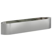 vidaXL Pakelta sodo lova Galvanizuotas plienas 220 x 40 x 40 cm
