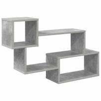 vidaXL Plūduriuojanti lentyna Betono pilka 87 x 20 x 55 cm