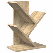 vidaXL Medinė knygų lentyna 3 aukštų 30 x 18 x 40 cm Apdirbta mediena